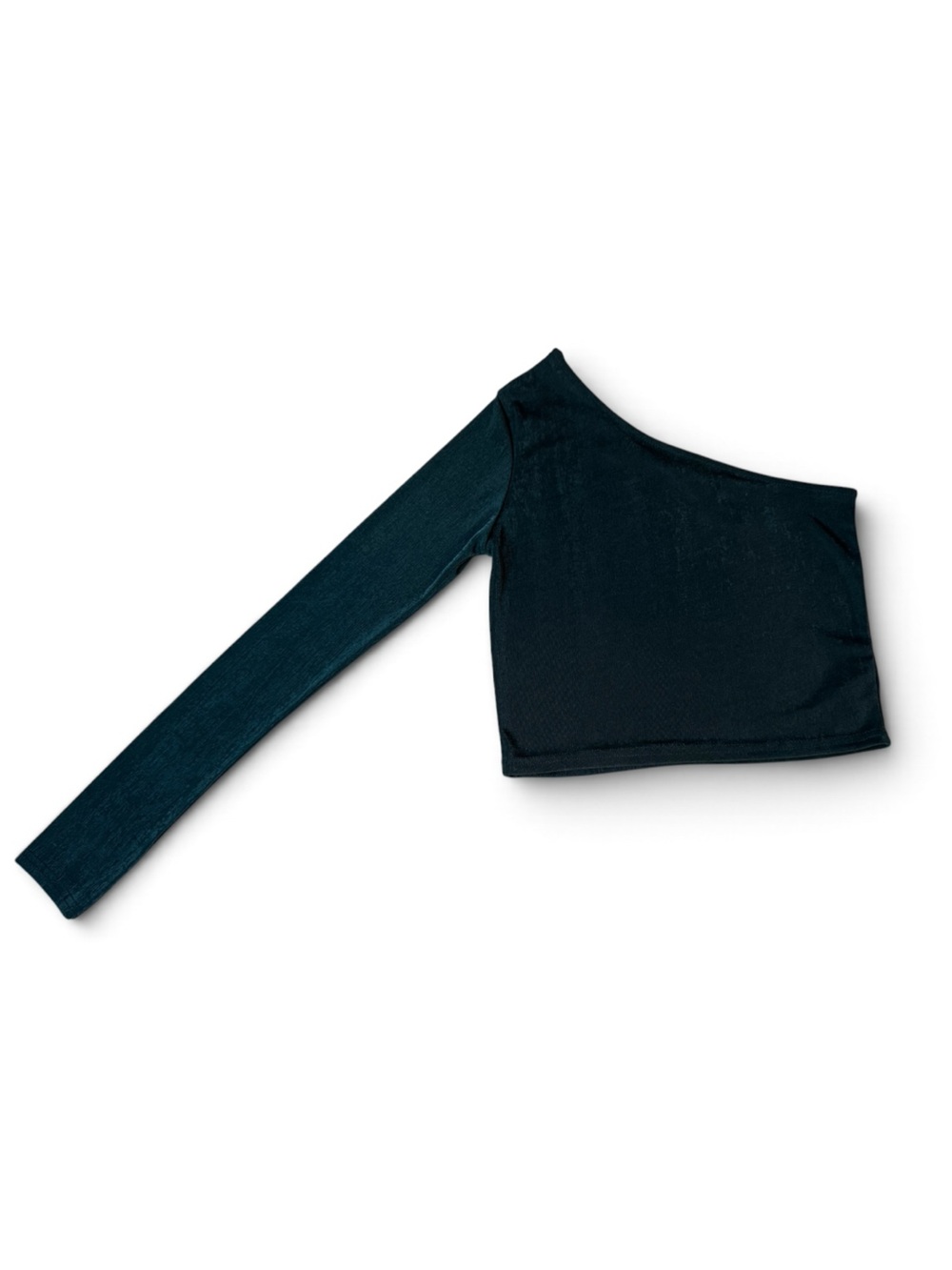Urban Outfitters Teal One Shoulder Long Sleeve Top